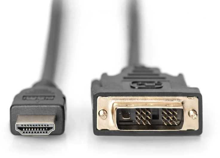 Assmann Electronic DIGITUS HDMI į DVI-D 18+1 laidas 2m juodas bulk St/St