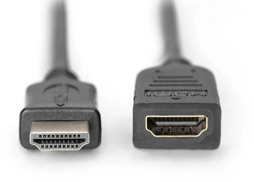 Assmann Electronic ASSMANN HDMI High Speed ilgintuvas A tipas M F 2.0m w Ethernet Ultra HD 24p auksinis bl