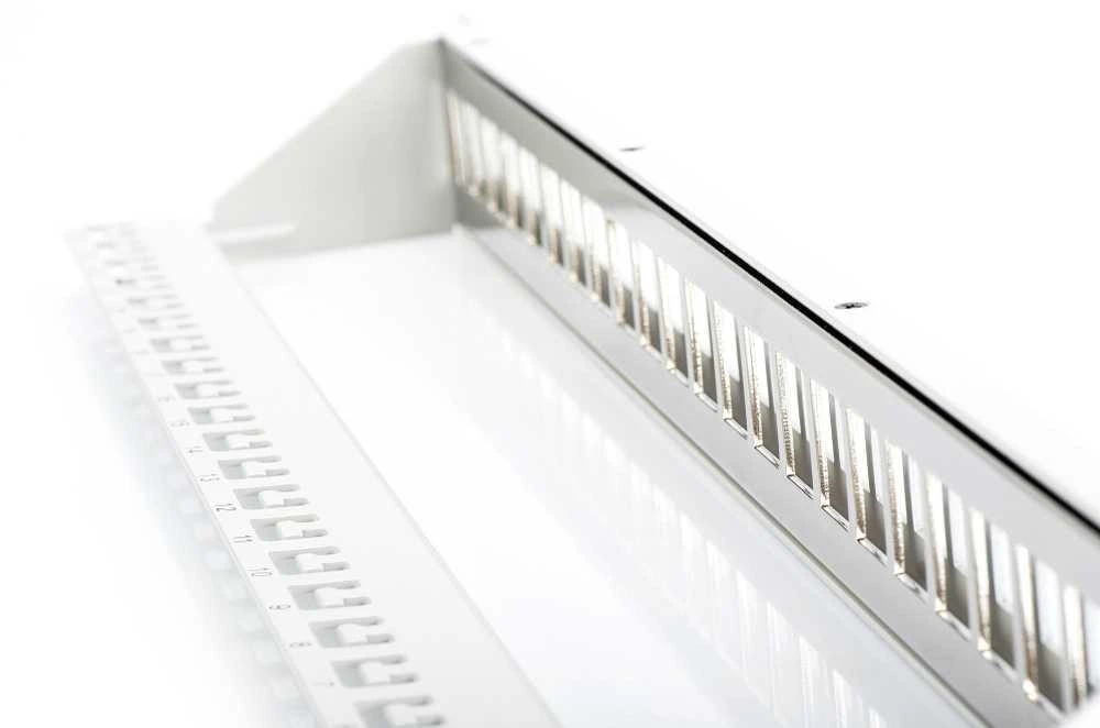 DIGITUS Patchpanel 1HE 24 prievadų modulinis patchpanel pilkas