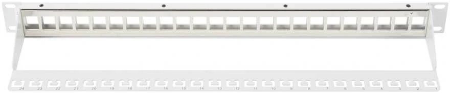 DIGITUS Patchpanel 1HE 24 prievadų modulinis patchpanel pilkas