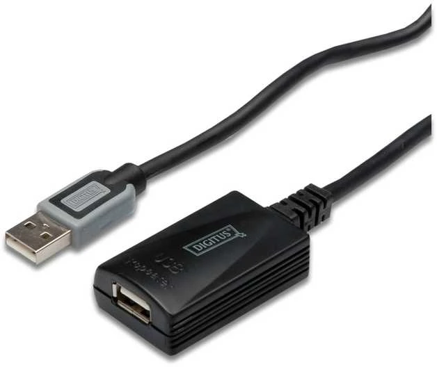 Assmann Electronic DIGITUS kartotuvo laidas USB2 ilgintuvas su stiprintuvu 5m