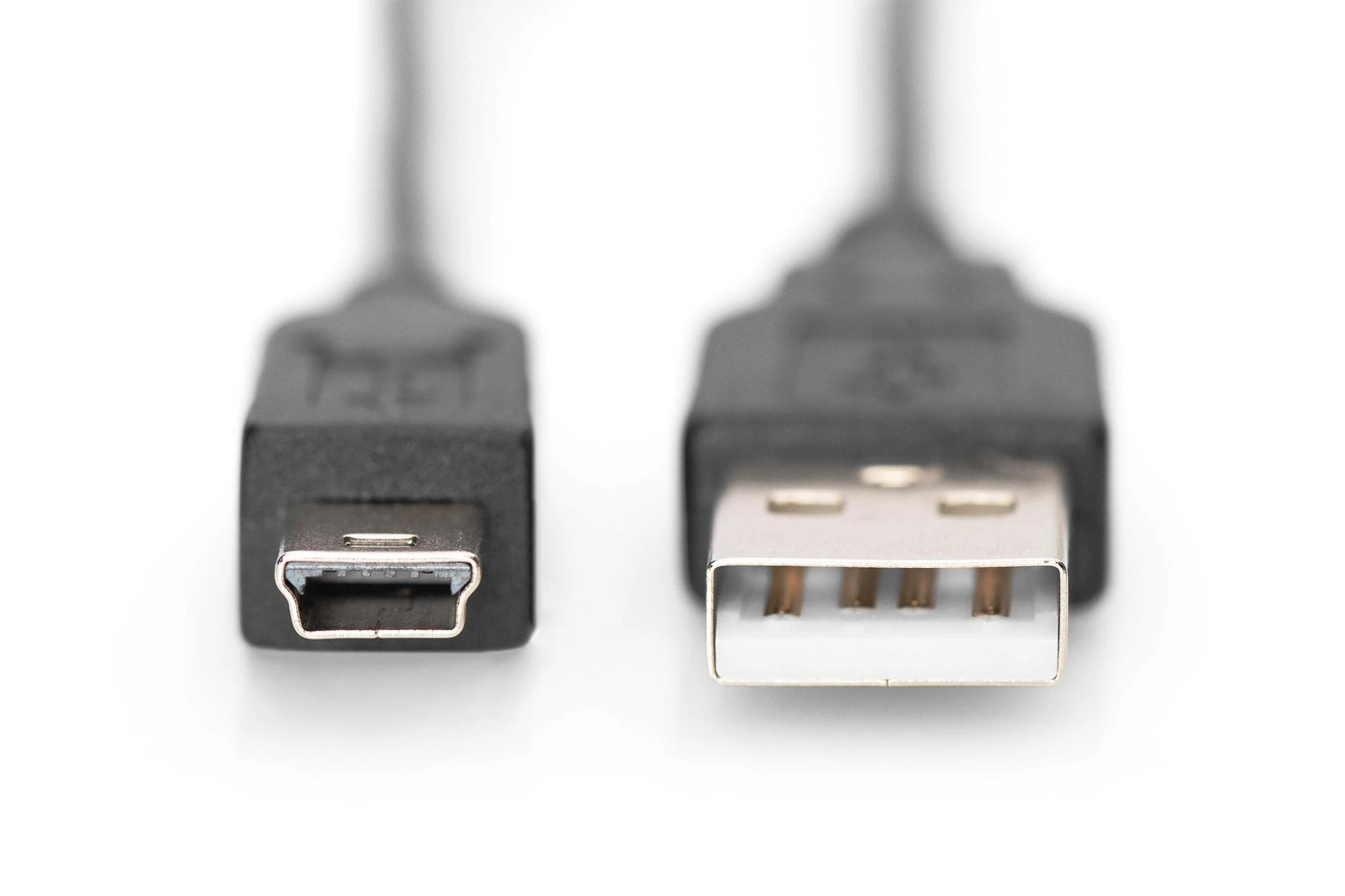 Assmann Electronic ASSMANN USB 2.0 prijungimo kabelis tipas A - mini B 5pin M/M 1.8m USB 2.0 atitinka UL bl