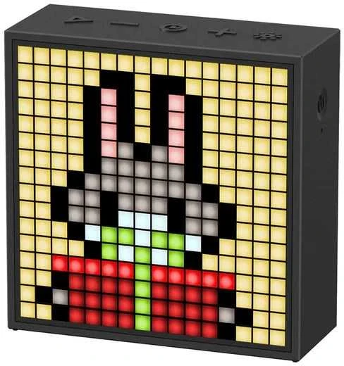 Divoom TimeBox-Evo Pixel Art Smart Bleutooth garsiakalbis, Juodas (Juodas)