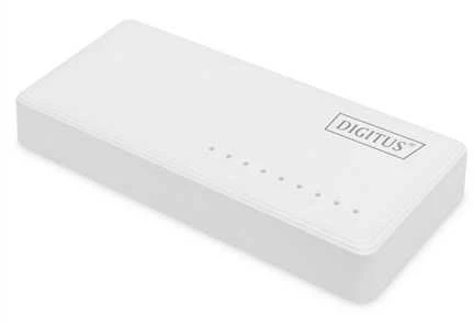 Šakotuvas Digitus Skaitmenas | 8 prievadų Gigabit Ethernet jungiklis | DN-80064-1 | Nevaldomas | Darbalaukis