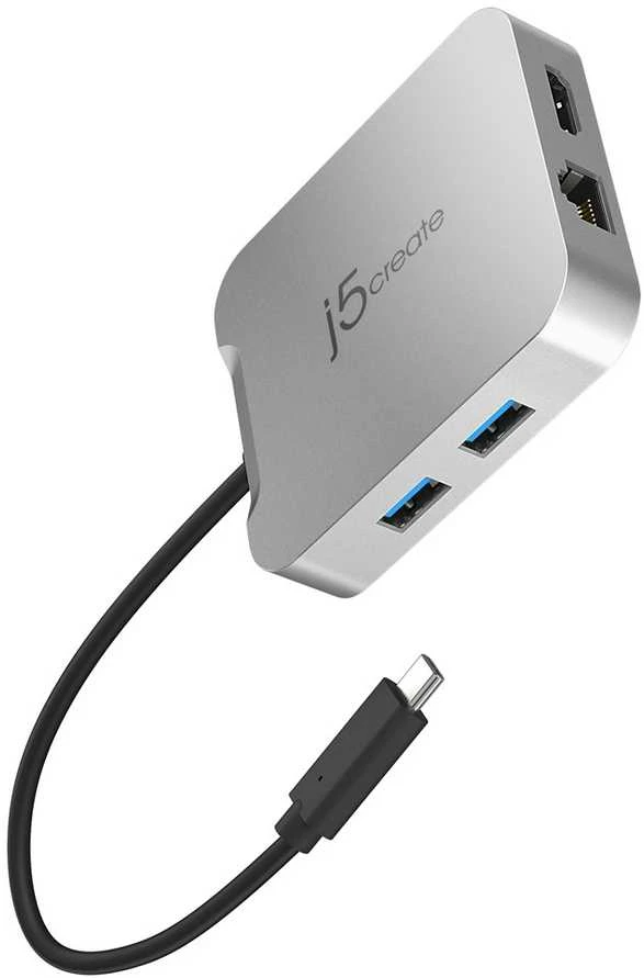 J5create – 4K60 Elite USB-C PD kelių prievadų adapteris