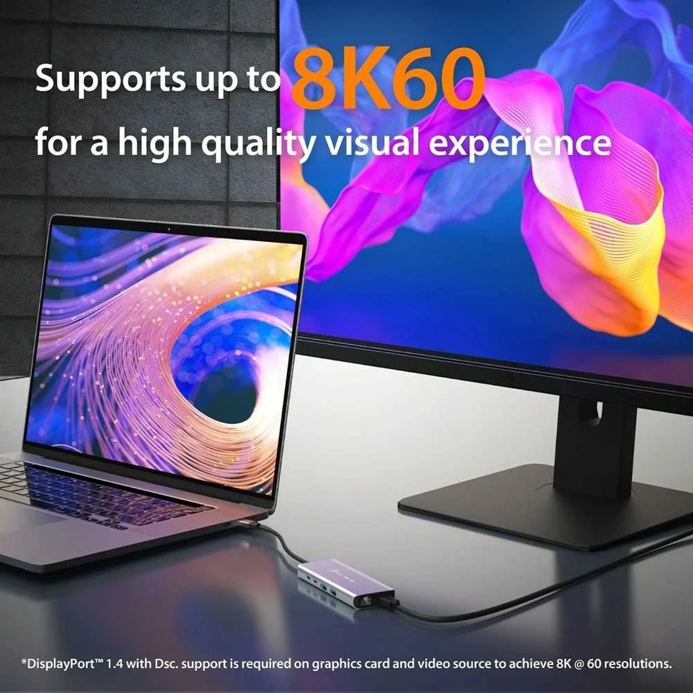 J5Create USB4 adapteris transliuojantis 8K raišką