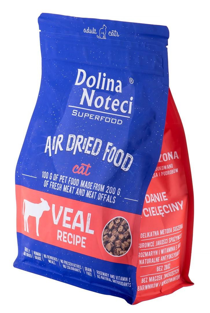 Kačių Maistas - DOLINA NOTECI Superfood Veršienos Sausas Maistas 1kg Senjorams Katėms