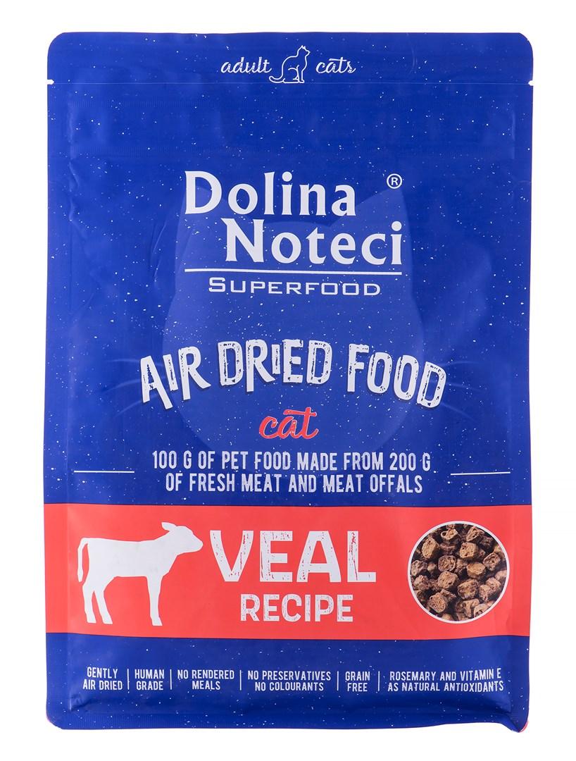 Kačių Maistas - DOLINA NOTECI Superfood Veršienos Sausas Maistas 1kg Senjorams Katėms