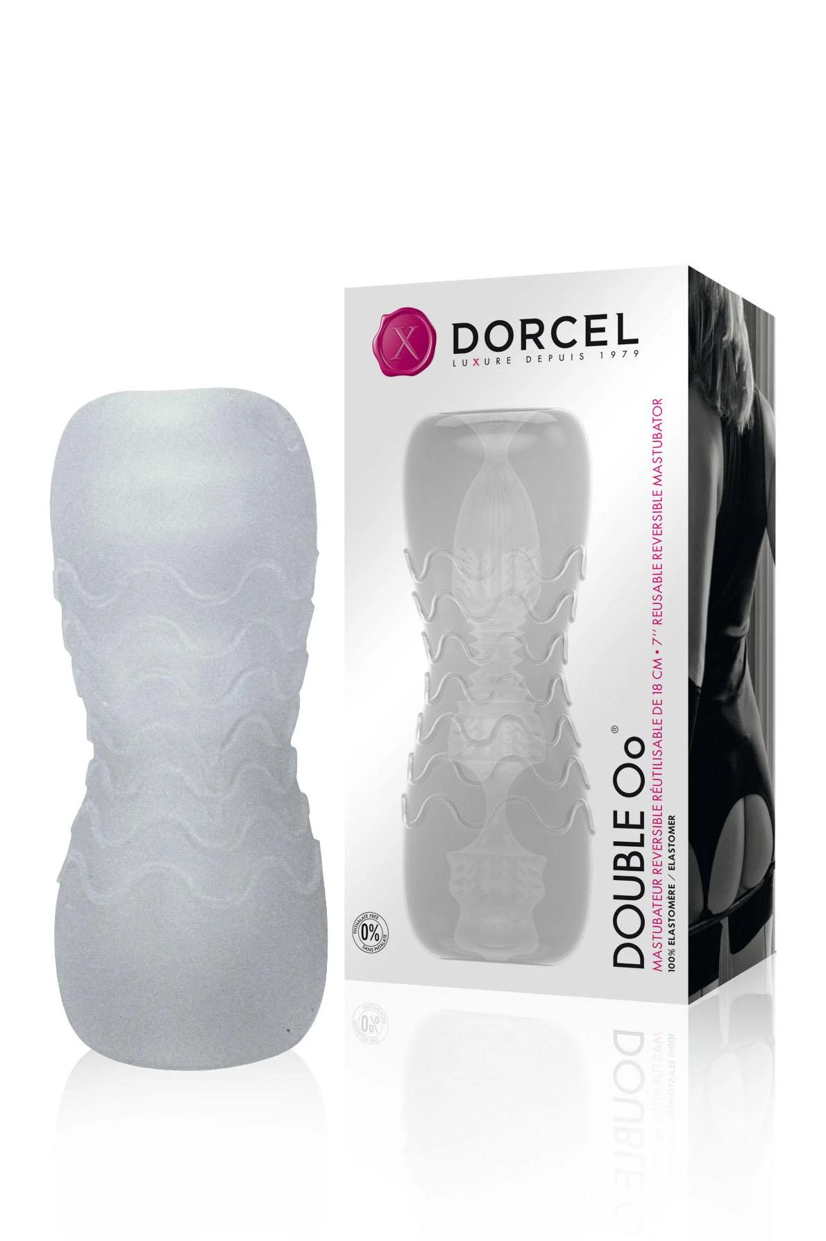 Marc Dorcel Dvipusis masturbatorius su 2 skylutėmis Dorcel Double Oo