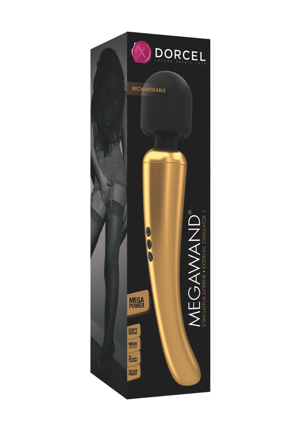 Marc Dorcel „Dorcel Megawand“ klitorio stimuliatorius, 20 režimų
