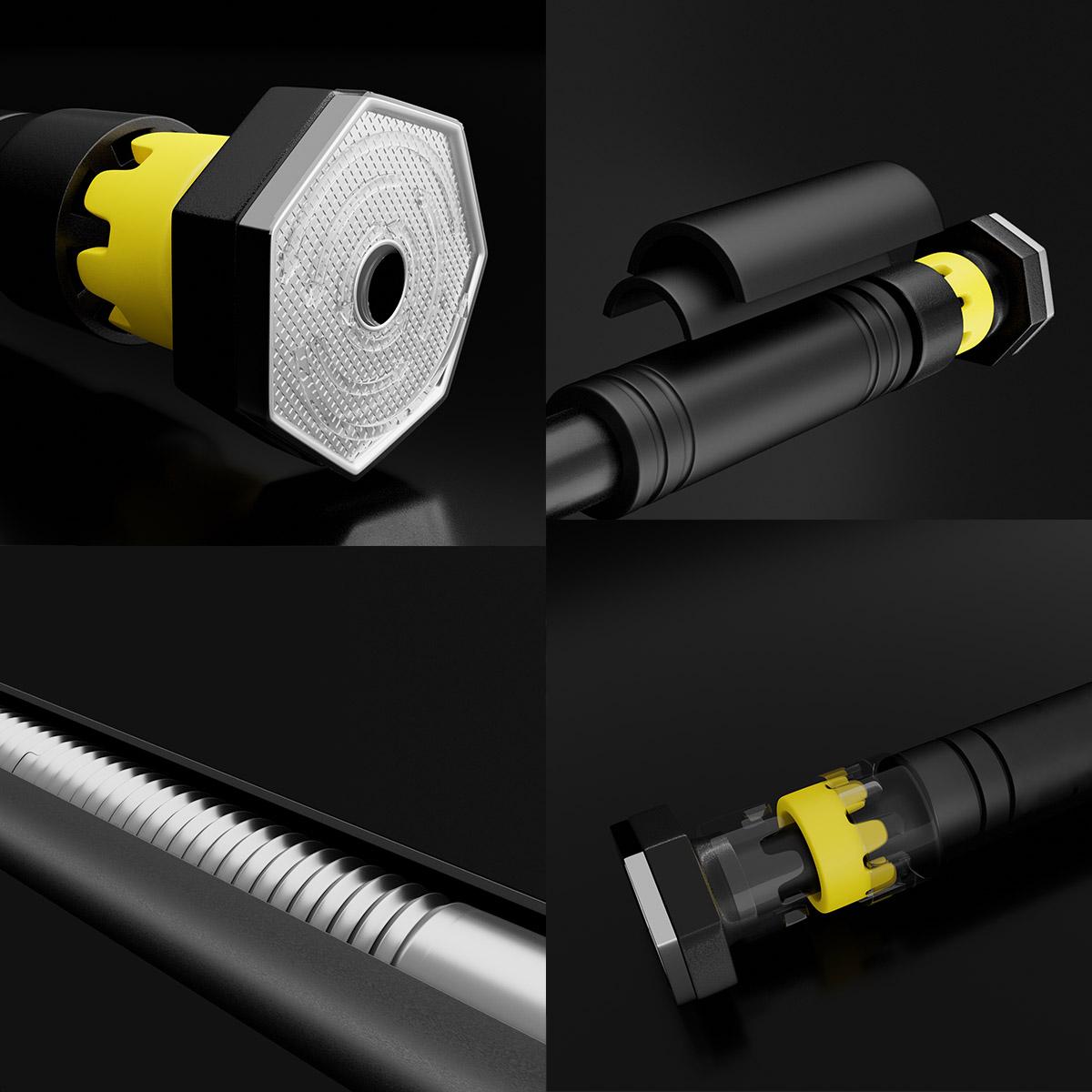 Durų staktos skersinis HMS Premium DD200, 66,5-100 cm