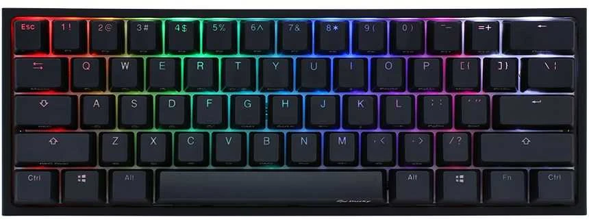 Ducky One 2 Pro Mini Klaviatūra žaidimams, RGB LED - Kailh Raudona