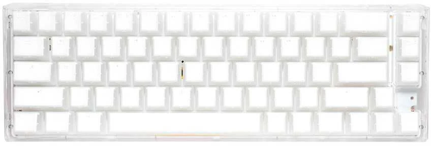 Ducky One 3 Aura Baltas SF Klaviatūra žaidimams, RGB LED - MX-Speed-Sidabrinis