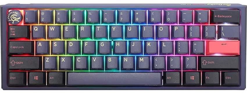Klaviatūra Ducky One 3 Cosmic Mėlyna Mini MX-Speed-Sidabrinis (US)