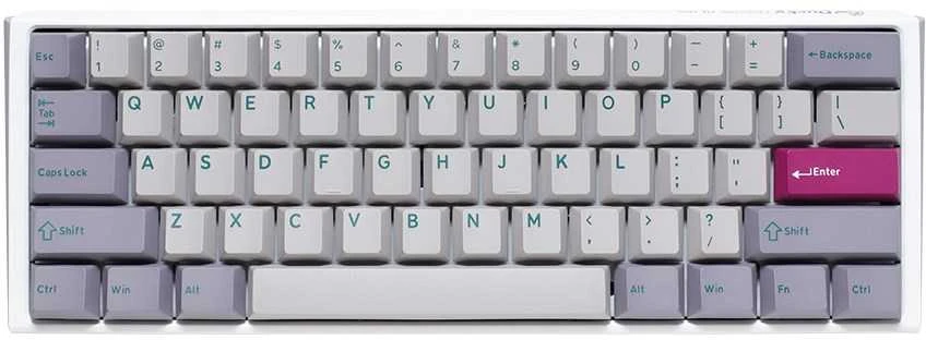 Klaviatūra Ducky One 3 Mist Pilkas MX-Speed-Sidabrinis (US)