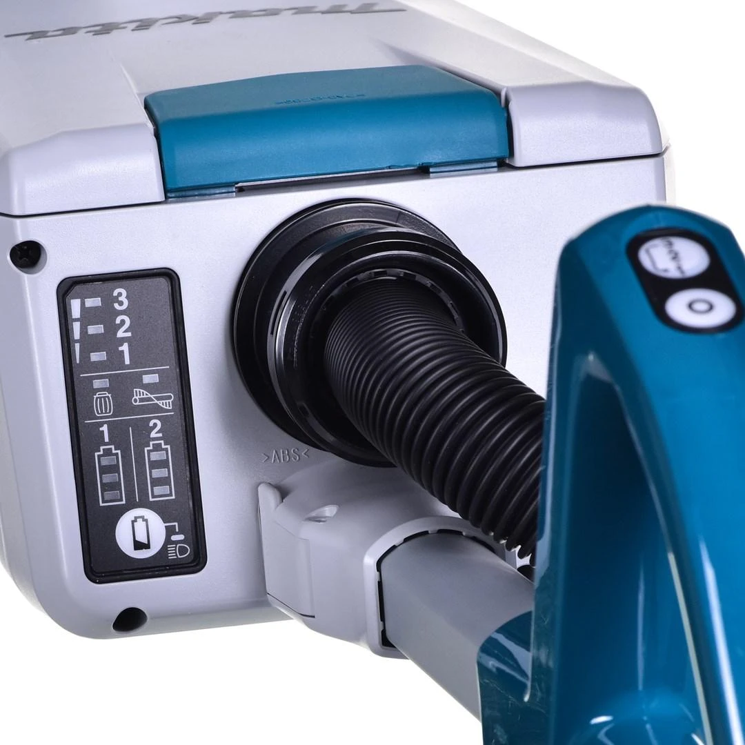 Makita DVC560Z Akumuliatorinis Vertikalus dulkių surblys, 2x18V, Li-Ion, bešepetėlinis variklis. Komplektuojamas be akumuliatorių ir kroviklio.