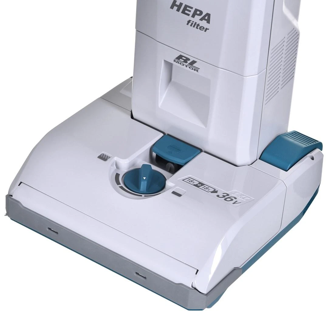 Makita DVC560Z Akumuliatorinis Vertikalus dulkių surblys, 2x18V, Li-Ion, bešepetėlinis variklis. Komplektuojamas be akumuliatorių ir kroviklio.