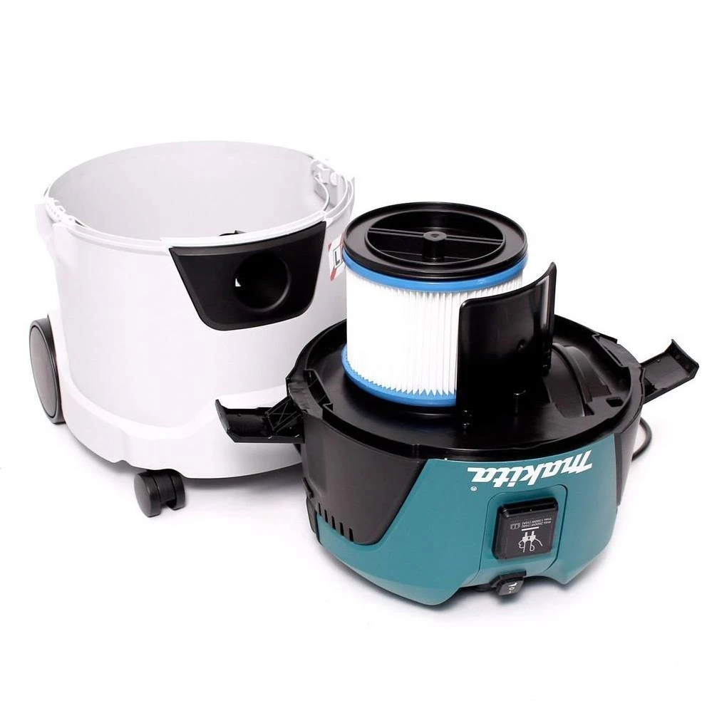 MAKITA Dulkių siurblys VC2512L 1000W 25L, su elektros lizdu, pusiau automatinis filtro valymas