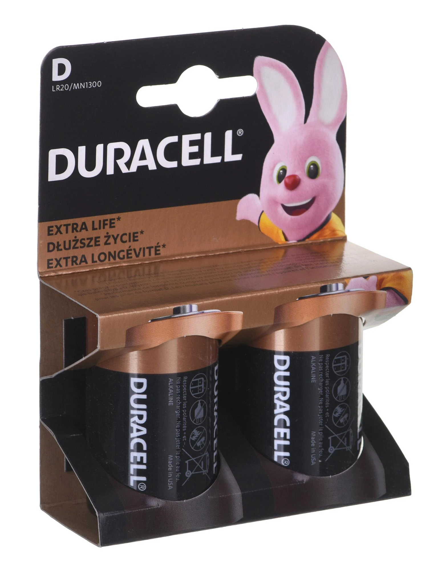 Duracell D MN1300 baterijos pakuotė