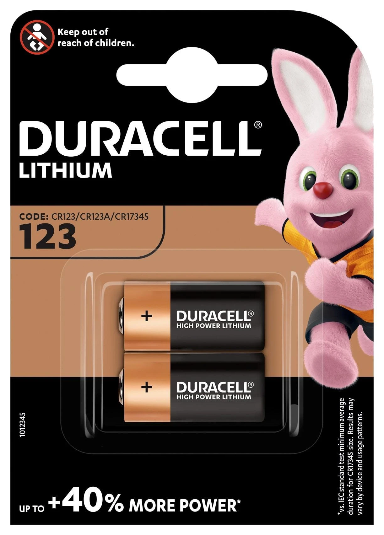 Duracell Ultra CR123 Ličio Elementas 3V 2vnt