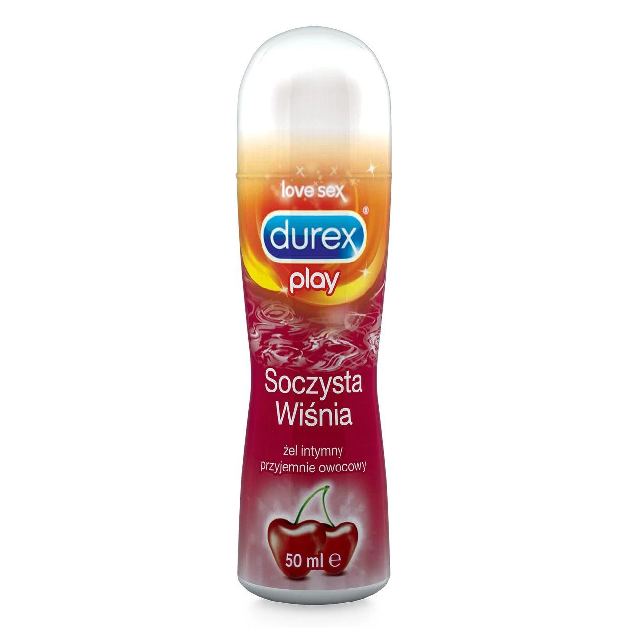 Durex Cherry intymus gelinis lubrikantas Juicy Cherry skonio 50ml