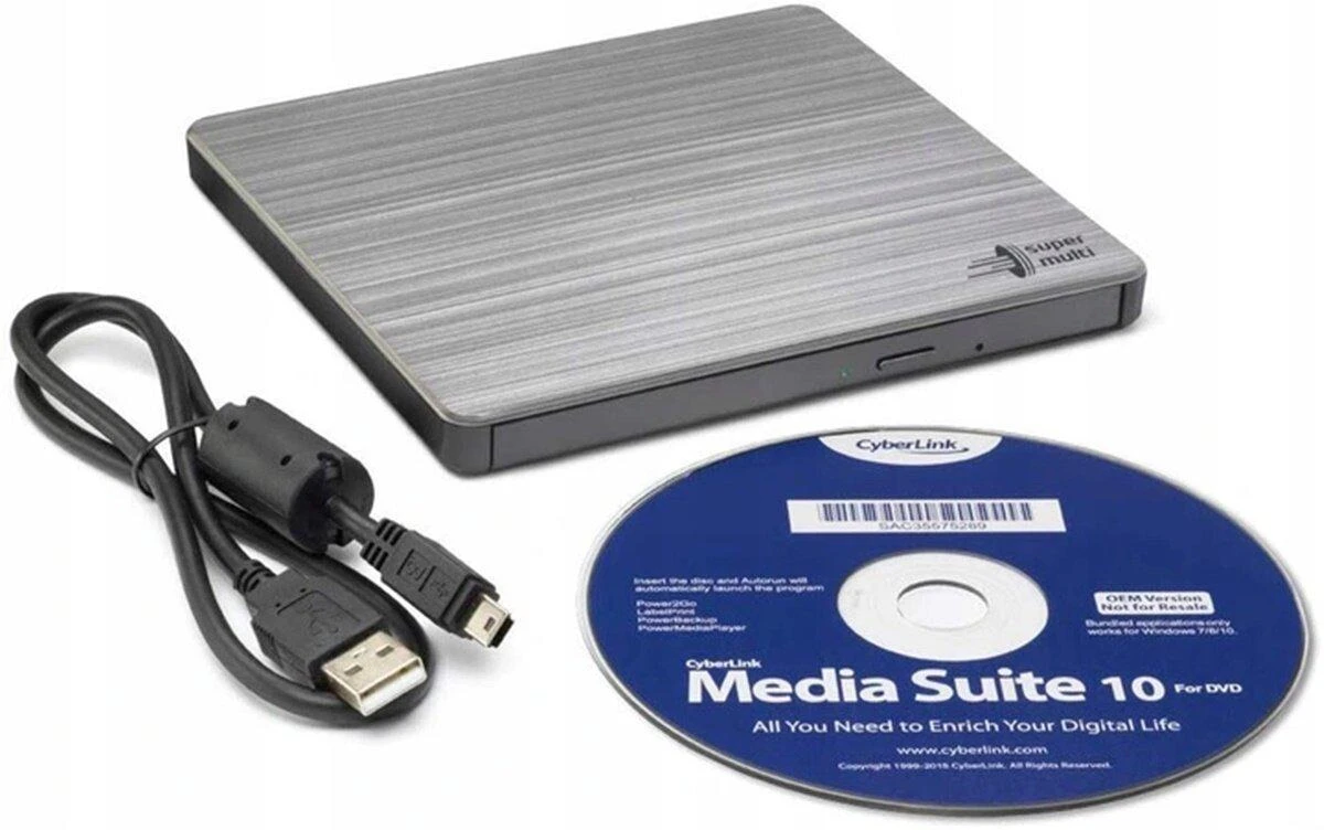 Vidinis DVD-RW įrašymo įrenginys 12,7 mm plonas GTC2N BULK / HITACHI-LG