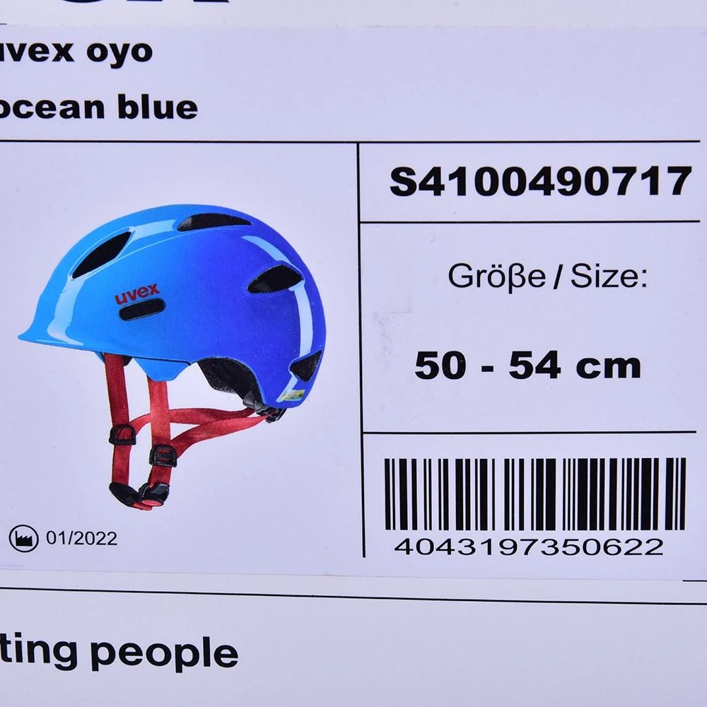 Šalmas Uvex oyo ocean mėlynas-50-54CM