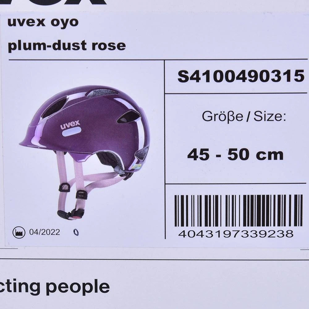 Plum Šalmas Uvex Oyo slyvų dulkių rožė-46-50cm