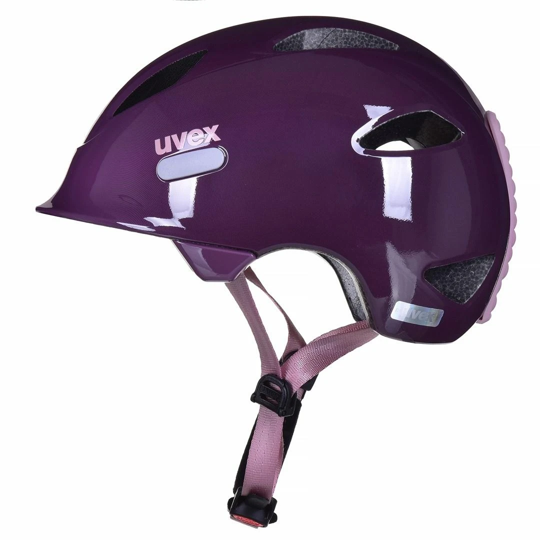 Plum Šalmas Uvex Oyo slyvų dulkių rožė-46-50cm
