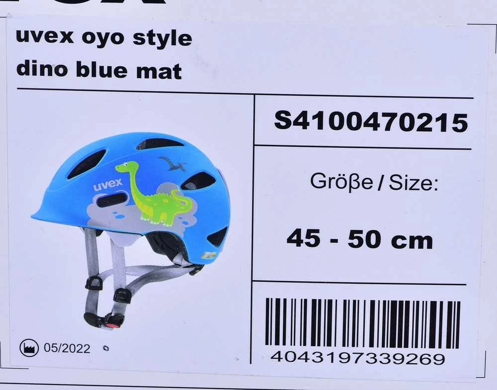 Šalmas Uvex Oyo style dino mėlynas mat-46-50CM