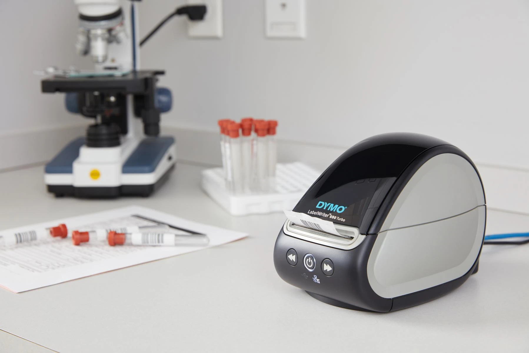 Spausdintuvas Dymo Etikettendrucker Labelwriter 550 Turbo 300dpi USB LAN
