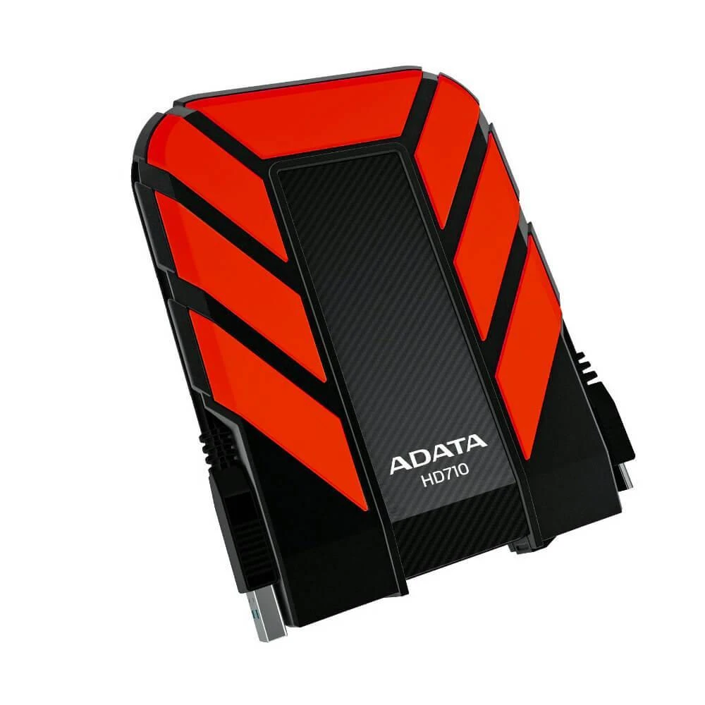 ADATA HD710P 1000 GB, 2.5", USB 3.1 (atgal suderinama su USB 2.0), Raudona