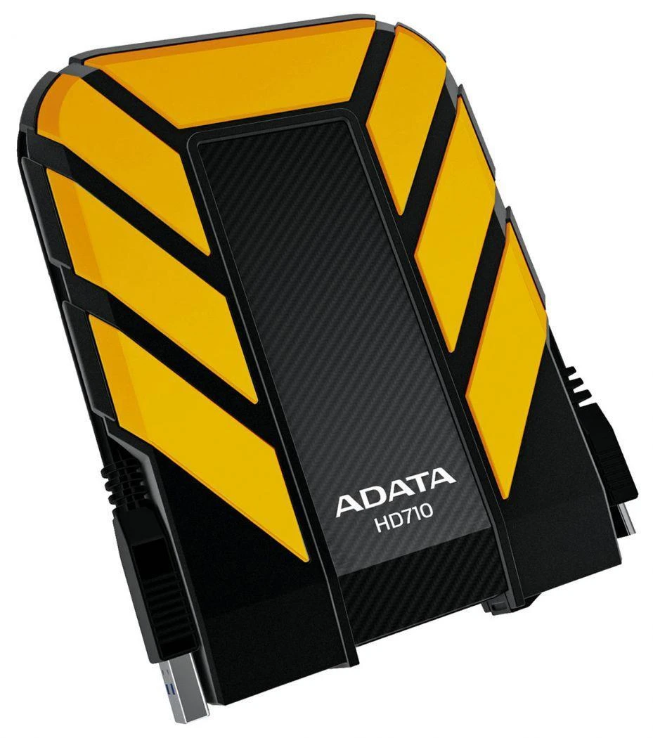 ADATA HD710P 1000 GB, 2,5 colio, USB 3.1 (atgalinis suderinamas su USB 2.0), Geltona