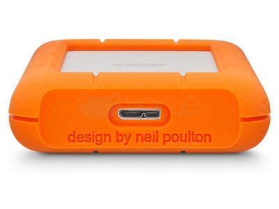 Kietasis diskas išorinis HDD LaCie Rugged mini 2TB Sidabrinis- oranžinė (9000298)