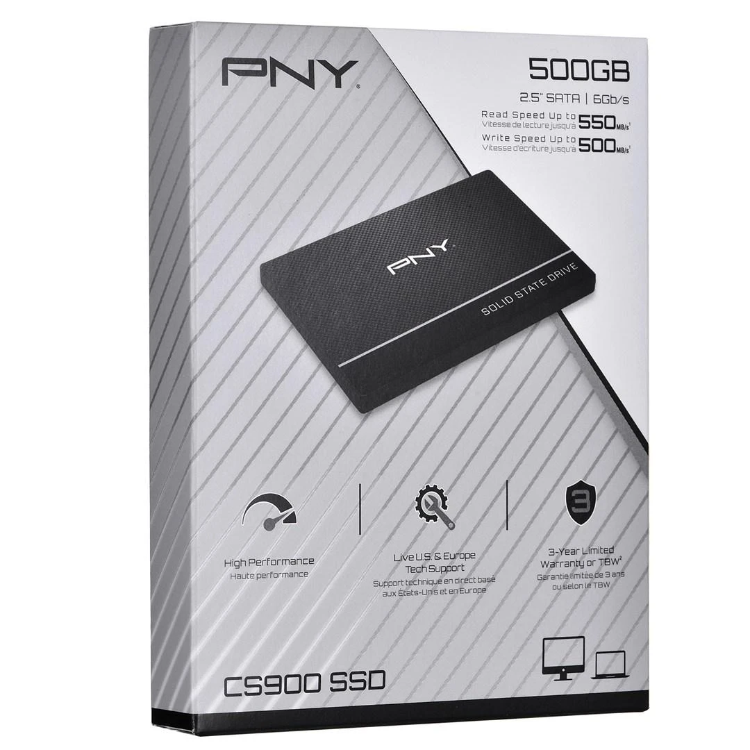 Kietasis diskas - PNY CS900 2.5" 500 GB 3D TLC
