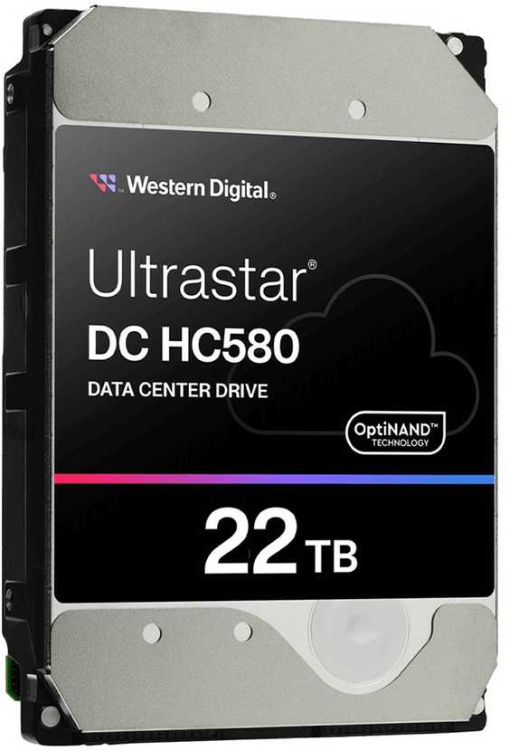Western Digital Ultrastar DC HC580 vidinis kietasis diskas 22 TB 7200 RPM 512 MB 3,5" Serial ATA
