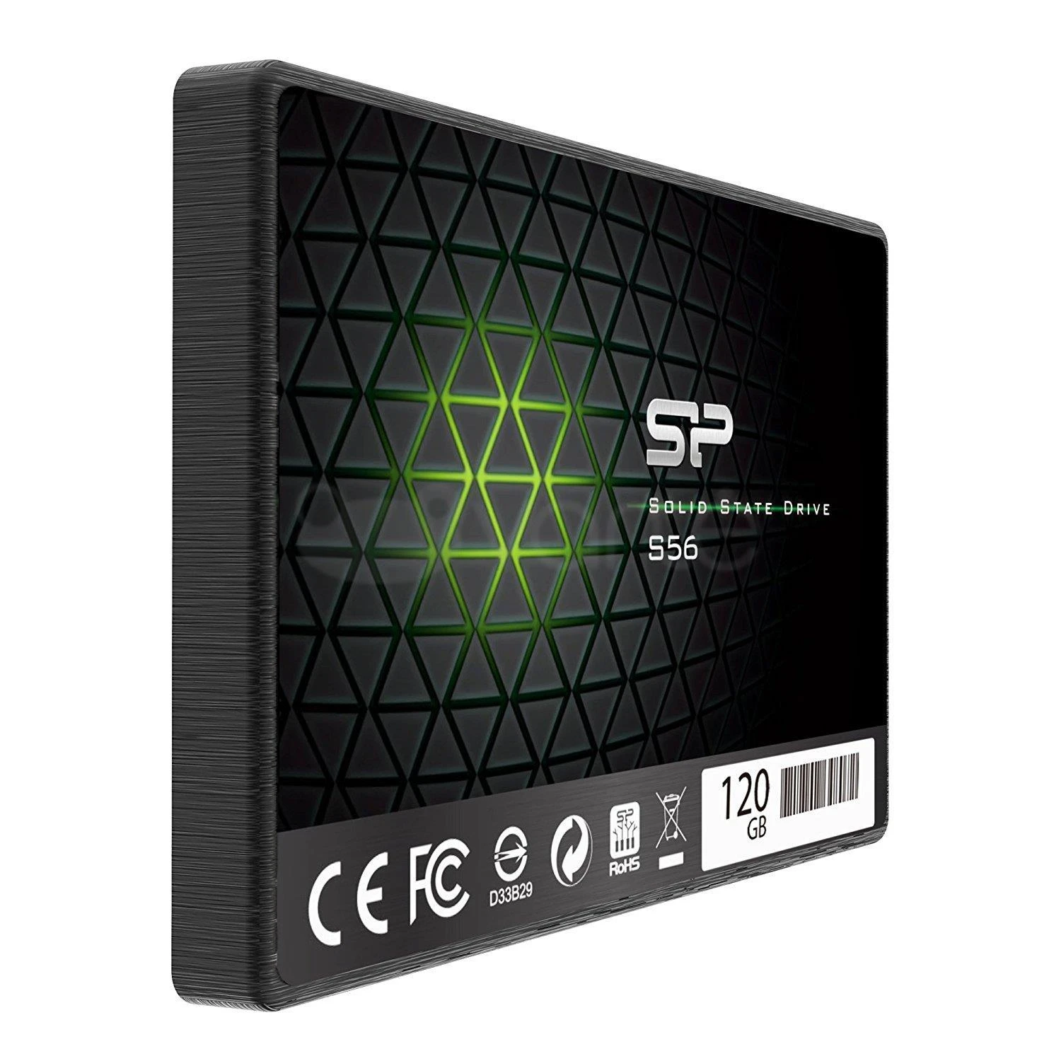 Silicon Power | S56 | 120 GB | SSD form factor 2.5" | Solid-state drive sąsaja SATA | Skaitymo greitis 460 MB/s | Rašymo greitis 360 MB/s