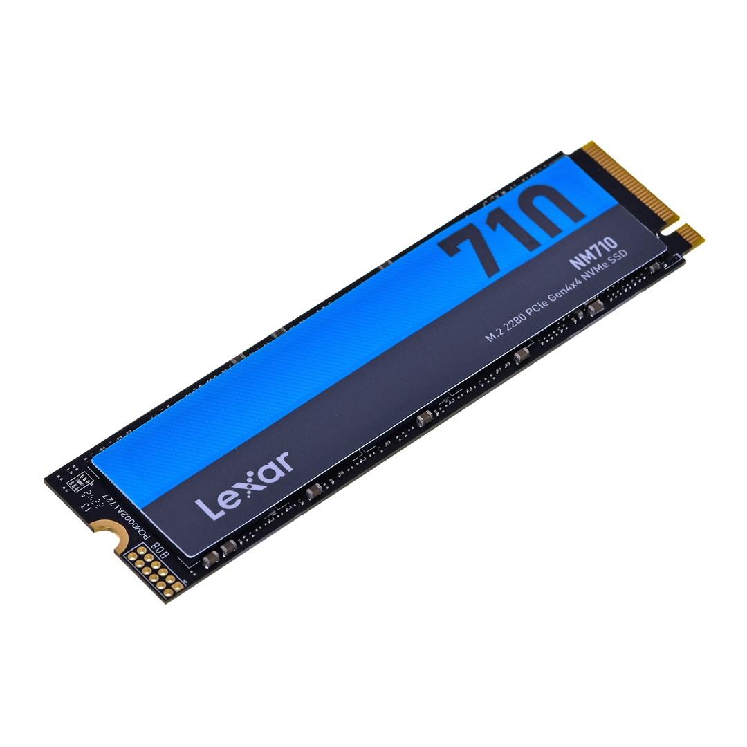Lexar | M.2 NVMe SSD | NM710 | 500 GB | SSD form factor M.2 2280 | Solid-state drive sąsaja PCIe Gen4x4 | Skaitymo greitis 5000 MB/s | Rašymo greitis 2600 MB/s