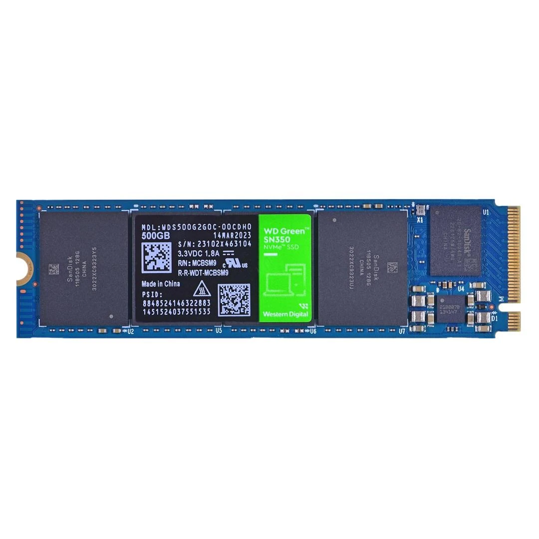 Sandisk WD Žalias SN350 NVMe SSD 500GB M.2 2280 PCIe Gen3