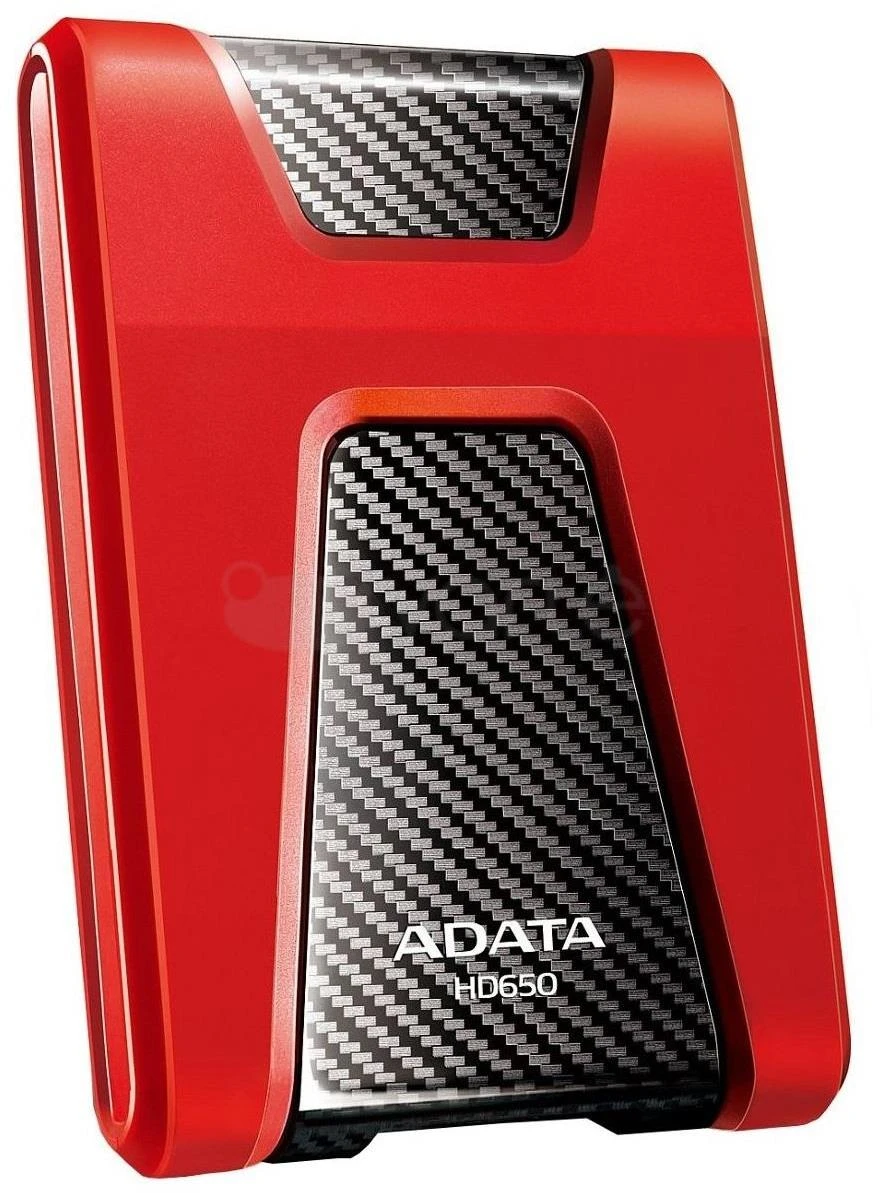 Kietasis išorinis diskas Adata HD650 1TB 2.5" USB3 Raudonas