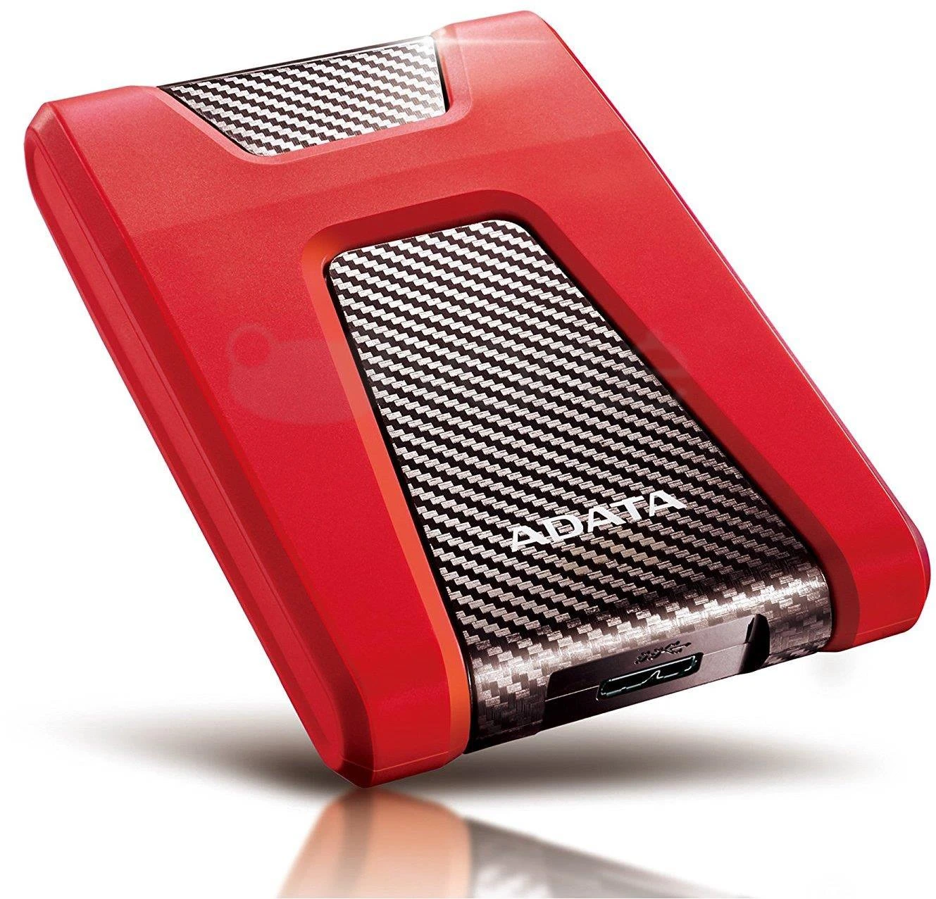 Kietasis išorinis diskas Adata HD650 1TB 2.5" USB3 Raudonas