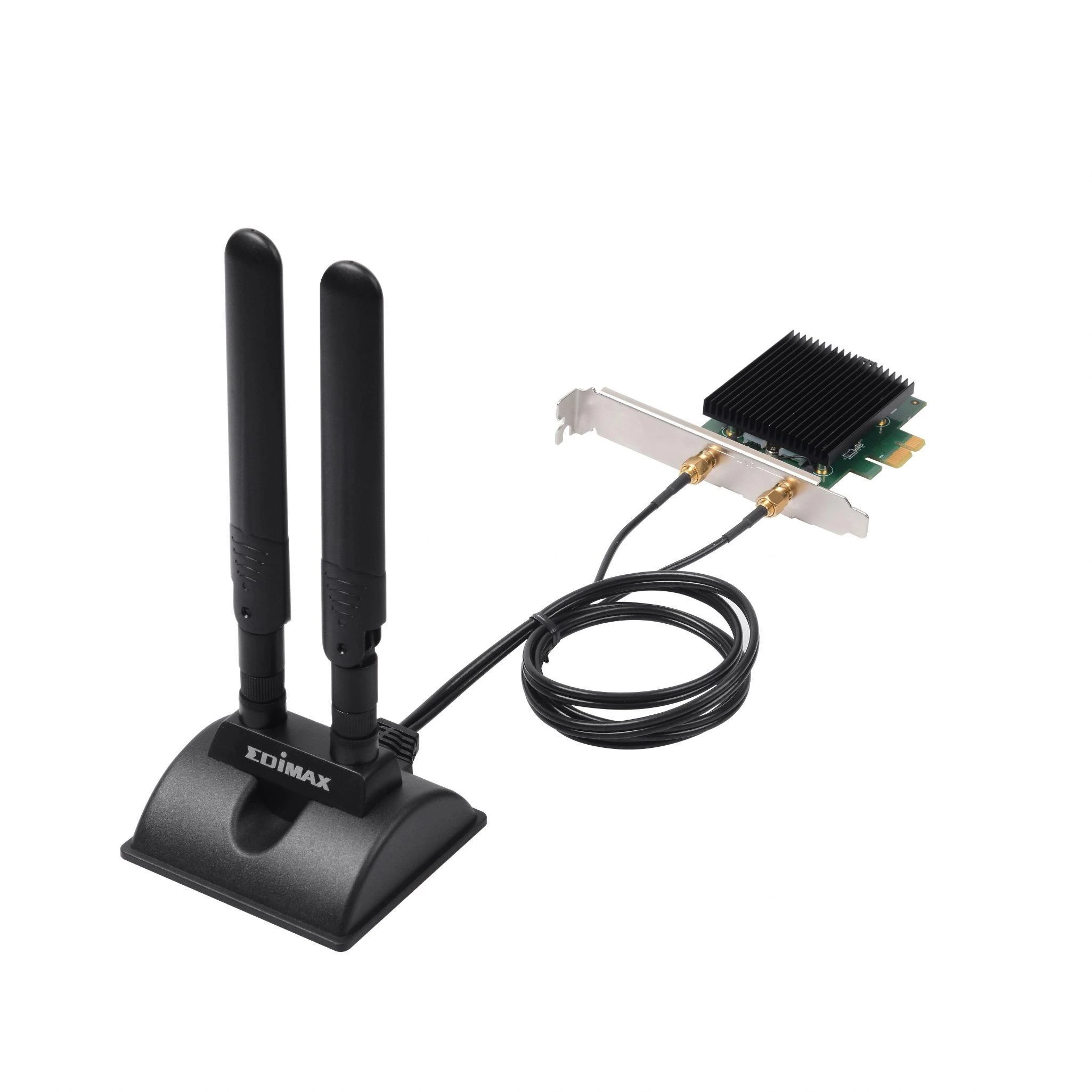 EDIMAX AX3000 Wi-Fi 6 dviejų juostų 802.11ax & amp; Bluetooth 5.0 PCI Express adapteris
