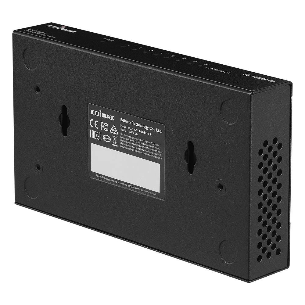 Šakotuvas EDIMAX 8 prievadų Gigabit Ethernet jungiklis GS-1008E