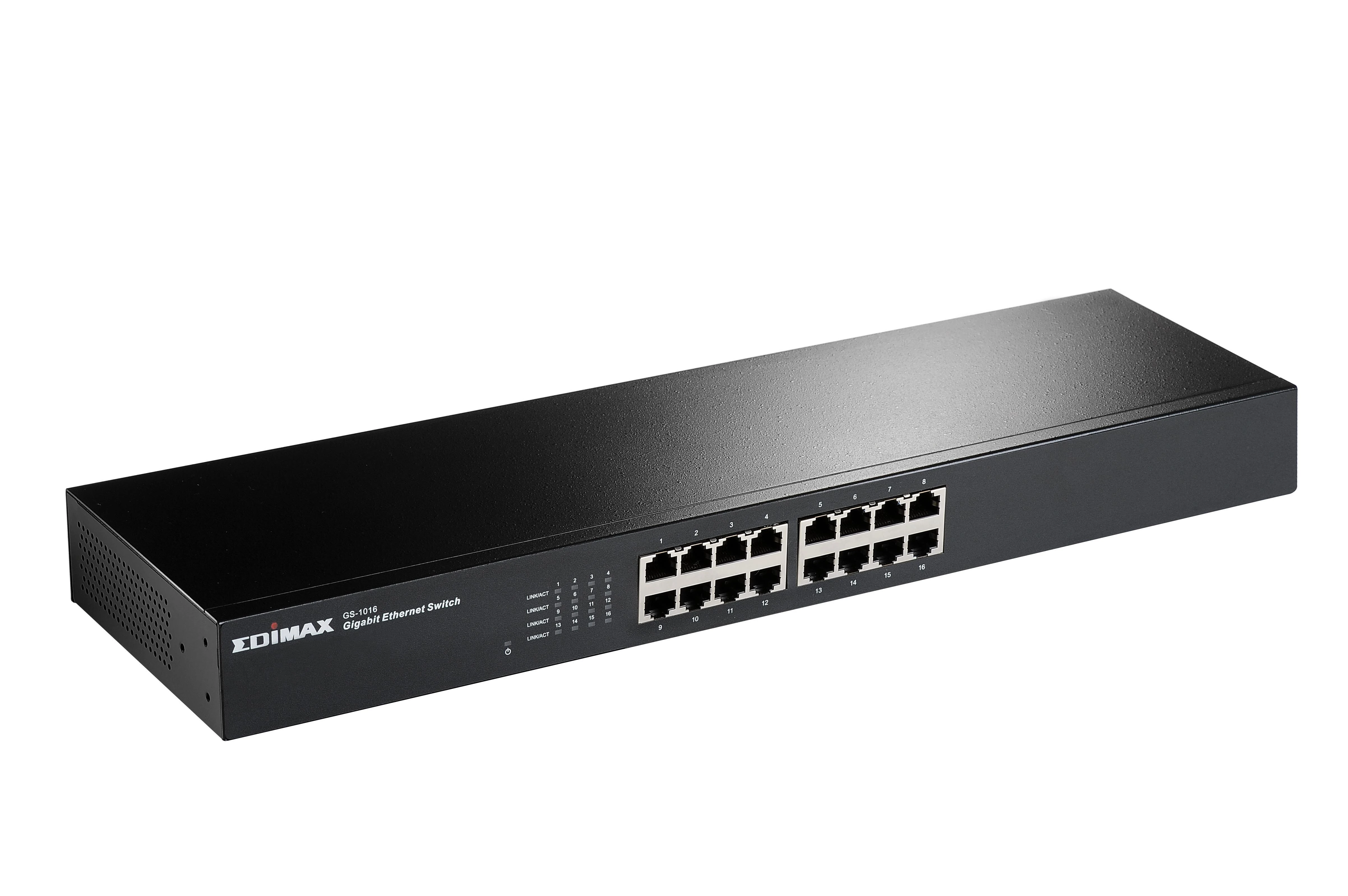 Šakotuvas EDIMAX 16 prievadų Gigabit jungiklis