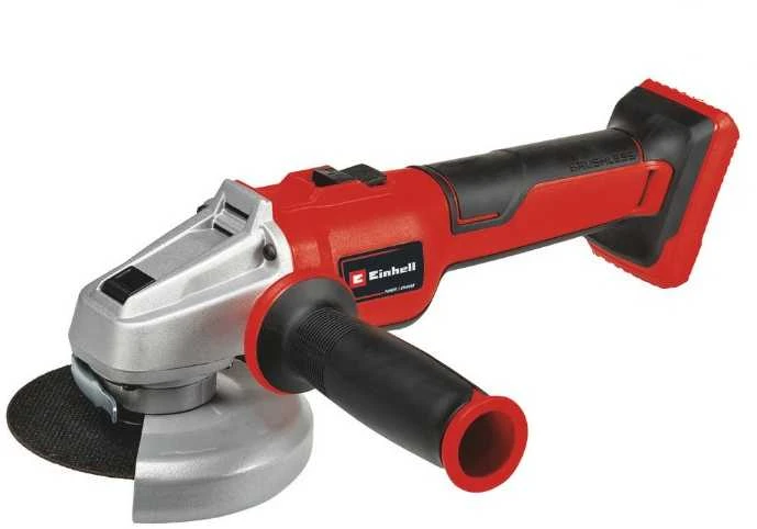 Einhell AXXIO 18V kampinis šlifuoklis su šonine rankena