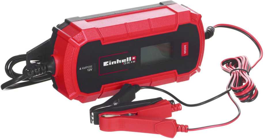 Caricabatteria Auto Einhell CE-BC 4 M - 12V, 4A - Per Batterie Gel, AGM E Acido - Con Mantenitore Carica - Foto 12
