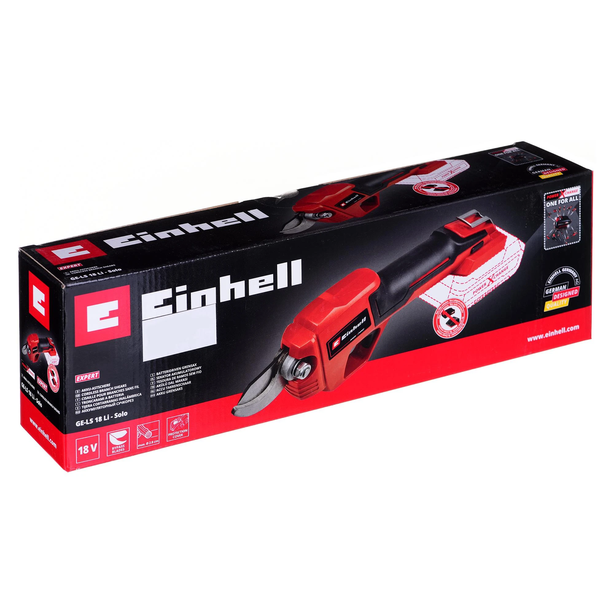 Einhellakc Akumuliatorinis sekatorius EINHELL GE-LS 18 LI Solo, 18 V, 28 mm, be akumuliatoriaus