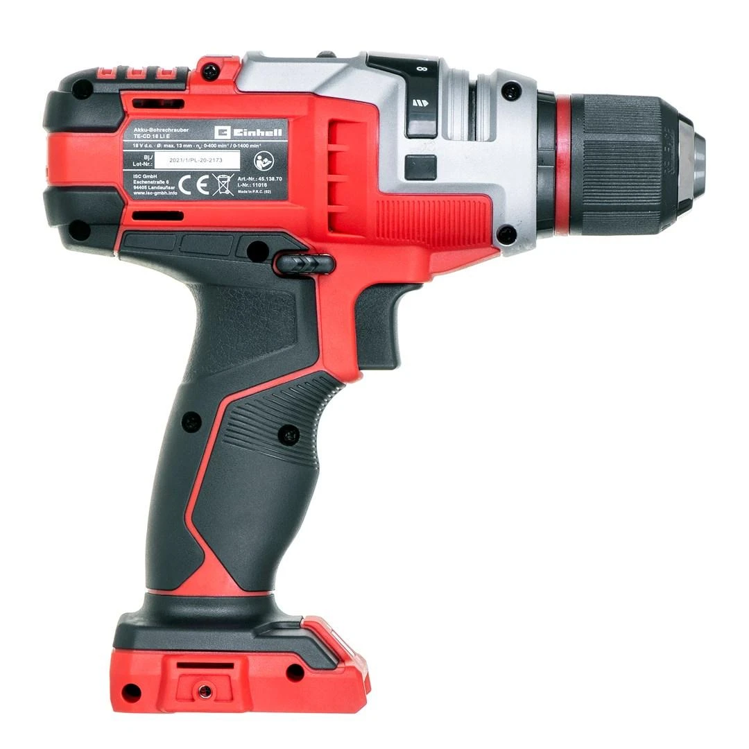 EINHELL suktuvas- gręžtuvas TE-CD 18 Li E-be akumuliatoriaus ir kroviklio