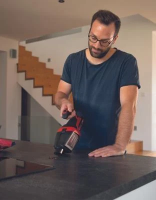 Akumuliatorinis dulkių siurblys Einhell TE-HV 18/06 Li solo; 18 V; 0,6 l (be akumuliatoriaus ir pakrovėjo)