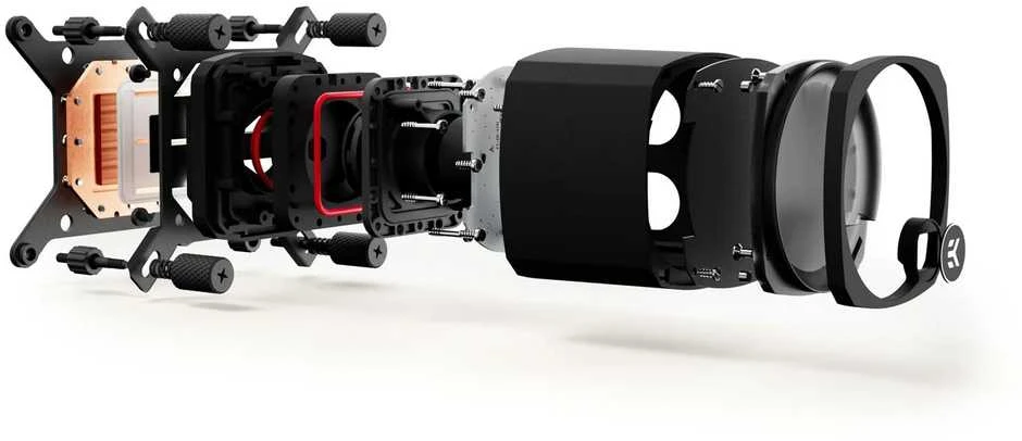 Ek Water Blocks Ek Vanduo Blocks EK Vanduo Blocks EK-Nucleus AIO CR360 Dark All-in-One Liquid Cooler – juodos spalvos